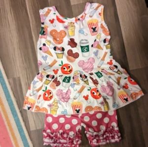 Disney Mickey orange bird outfit sz 6/7